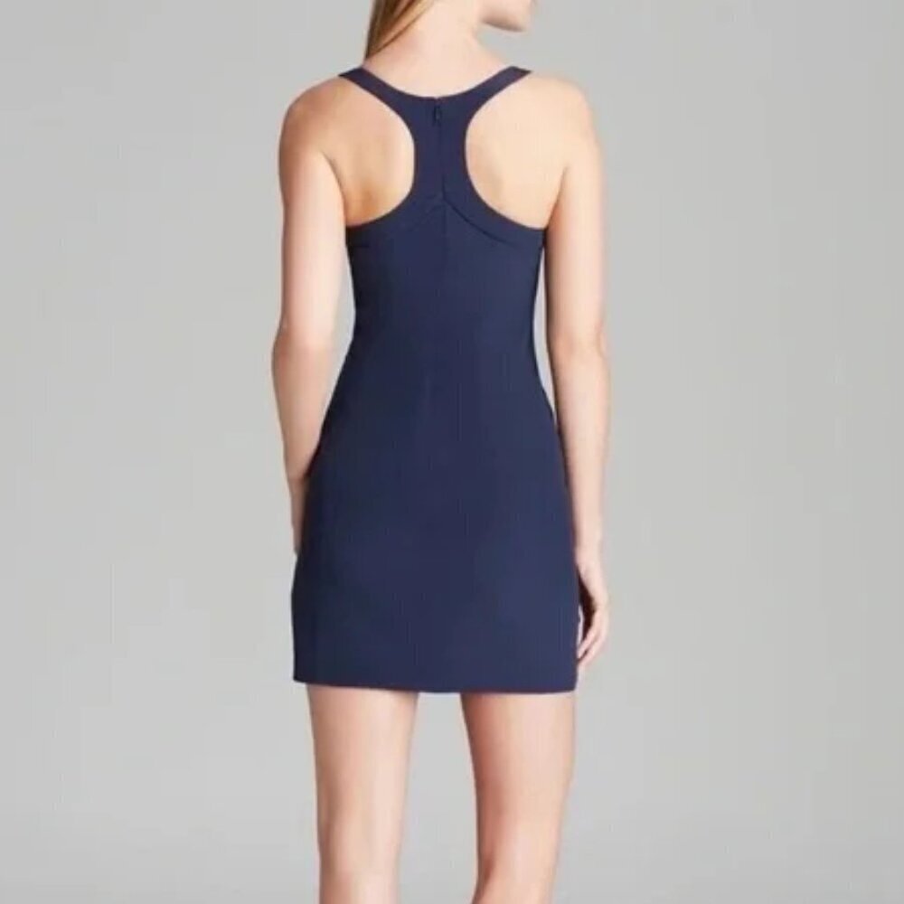 REBECCA MINKOFF SILK JOSHUA ABSTRACT SLEEVELESS TANK MINI DRESS - Picture 2 of 11